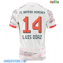 Camisa de time de futebol Bayern Munich Luis Diaz #14 Replicas 2º Equipamento 2025-26 Manga Curta